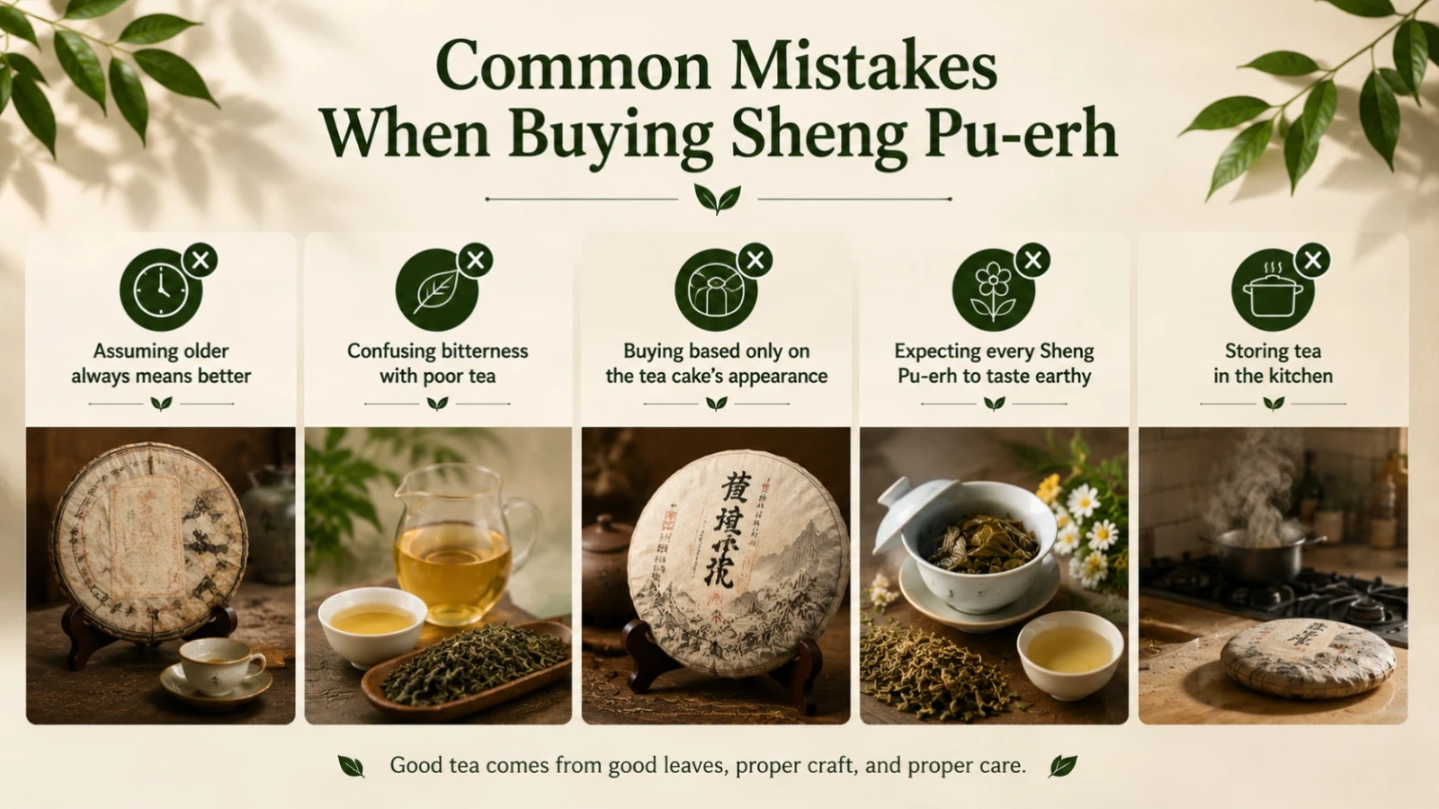 Common Mistakes to Avoid While Buying Sheng Pu-erh.jpg Common mistakes to avoid during traditional compression of maocha into a Sheng Pu-erh tea cake